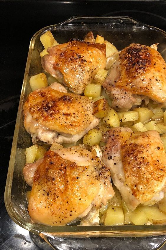 ROASTED CHICKEN AND POTATOES RECIPE