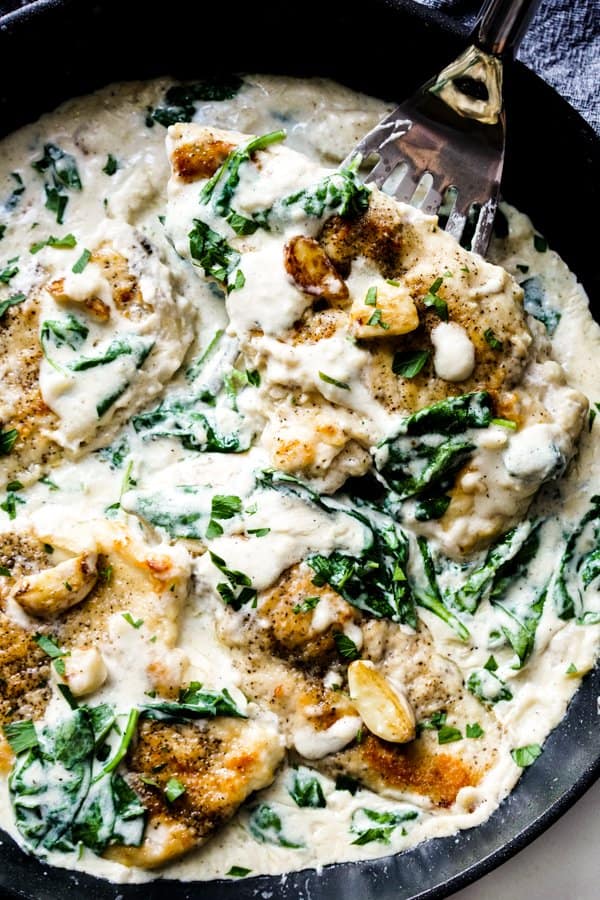 Creamy Spinach Chicken