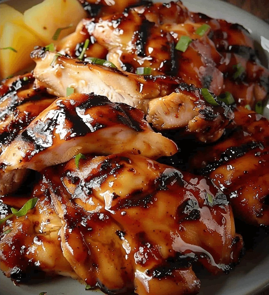 Hawaiian Grilled Teriyaki Chicken