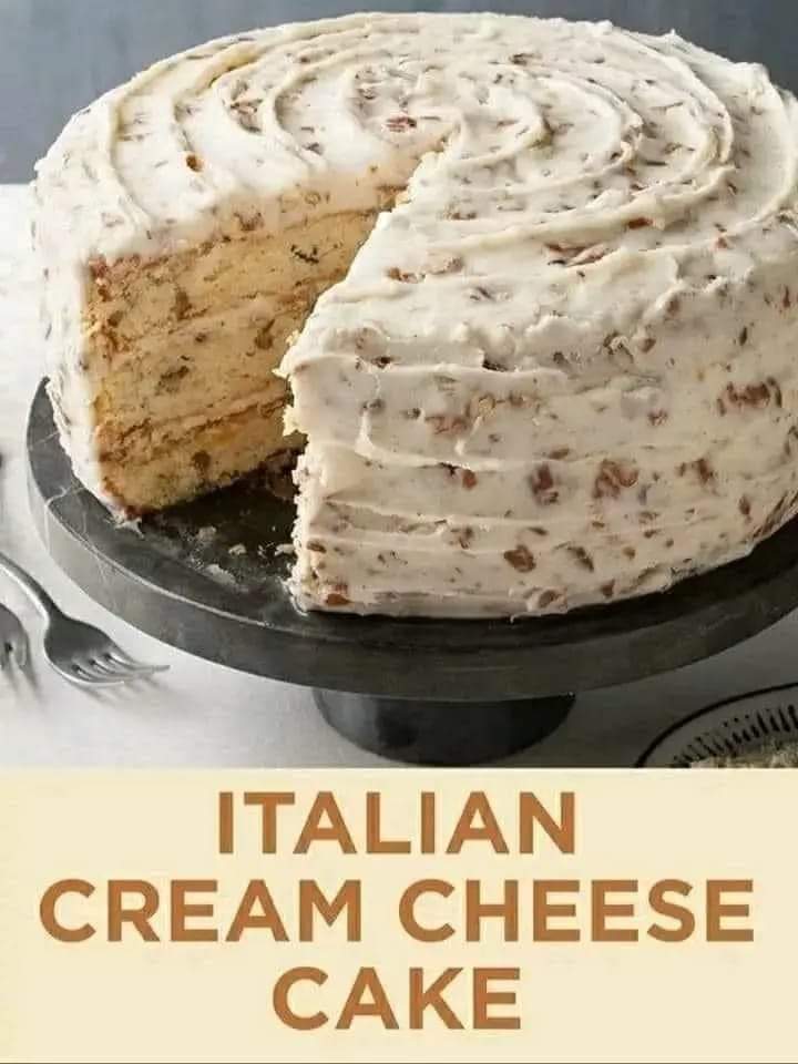 Italian Cream Cheese Cake