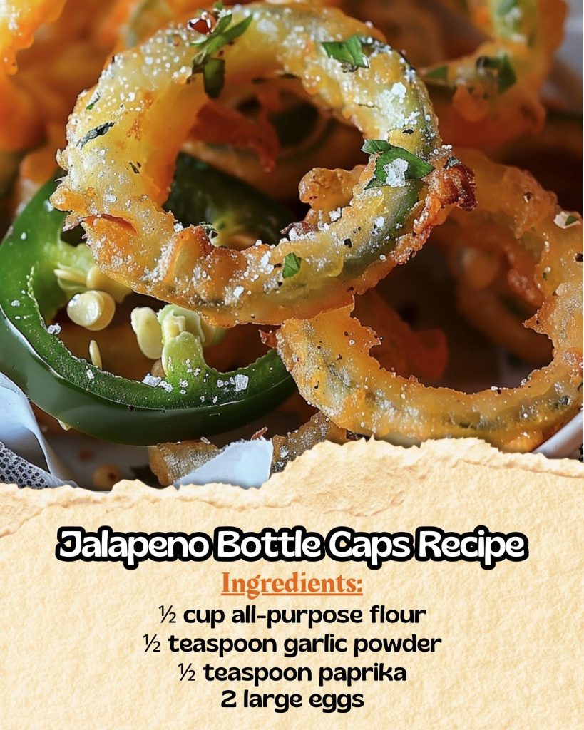 Crispy Jalapeno Bottle Caps Recipe