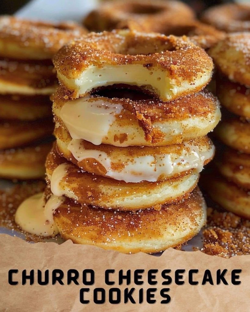 Churro Cheesecake Cookies