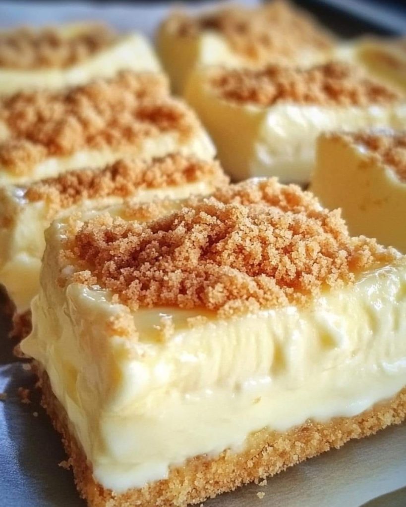 Vanilla Custard Cream Squares