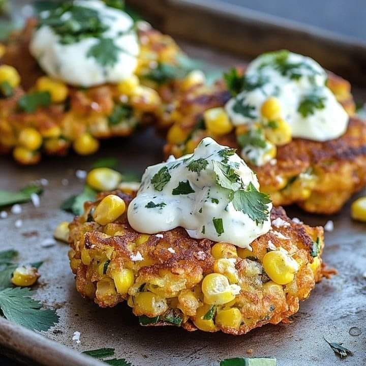 Irresistible Mexican Street Corn Fritters