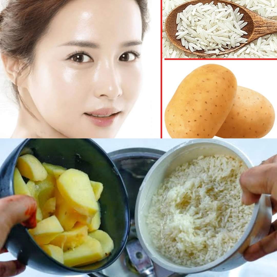 Japanese Secret  for Skin Whitening, Also Remove Pigmentation and Melasma Fast! (Potato and Rice Water)