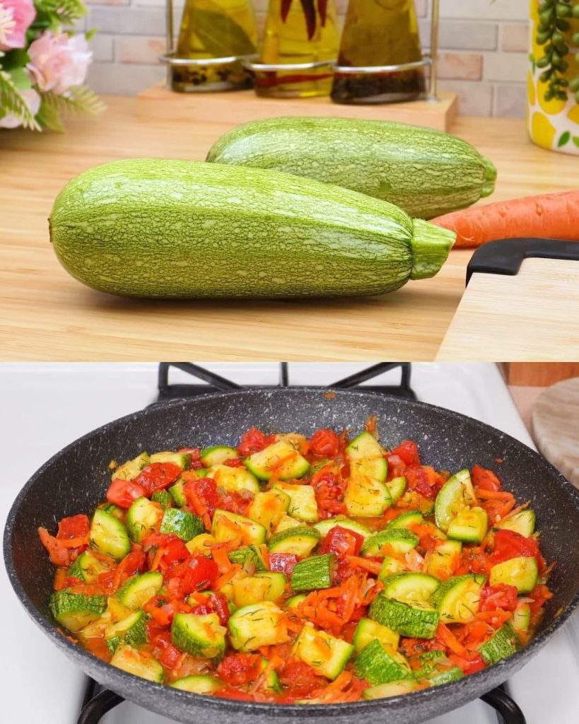 Fresh Garden Zucchini Tomato Delight