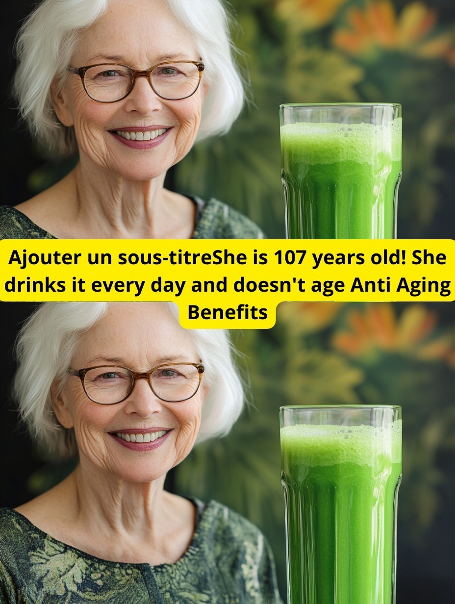 She is 107 years old! She drinks it every day and doesn’t show signs of aging.