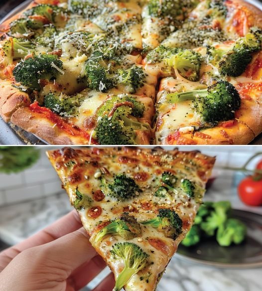 Vegan Broccoli Pizza Recipe