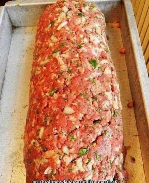 AN ABSOLUTELY DELICIOUS ITALIAN MEATLOAF