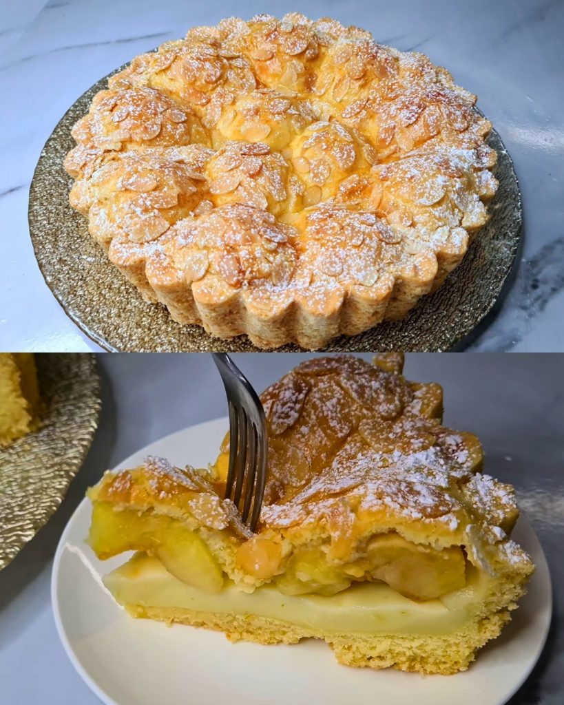 Classic Apple Pie with Lemon Cream Filling