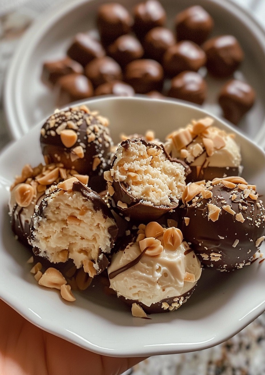 No-Bake Peanut Butter Cheesecake Balls