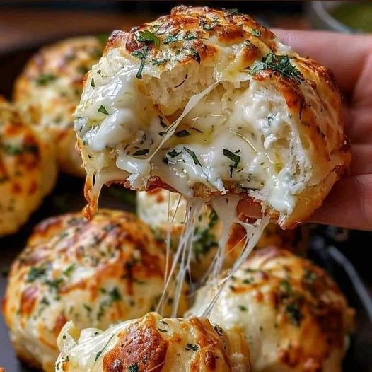 Gooey Mozzarella Biscuit Bombs