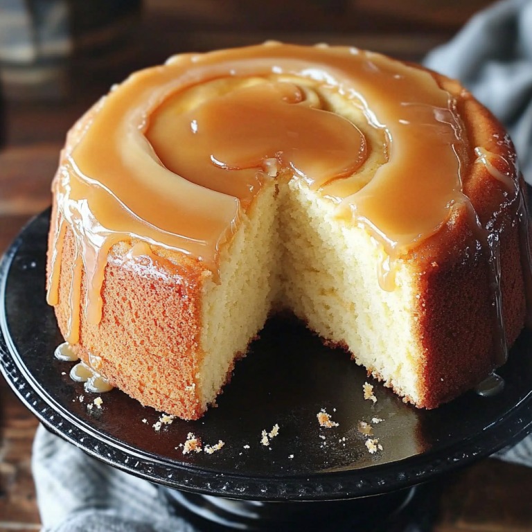 This Salted Caramel Kentucky Butter Cake Will Become Your New Favorite Dessert