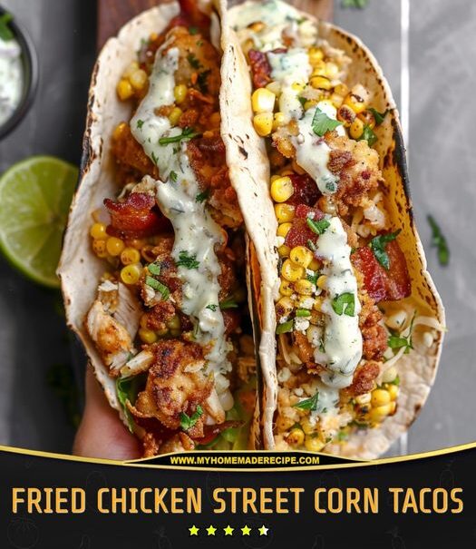 Street Corn Chicken Tacos