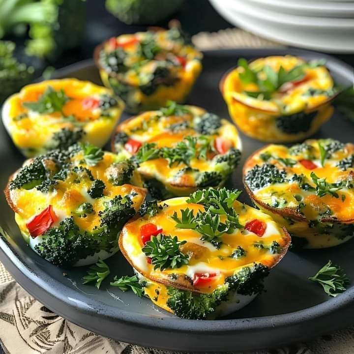 Low Carb Broccoli Egg Bites Recipe