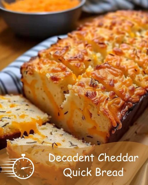 Decadent Cheddar Quick Bread