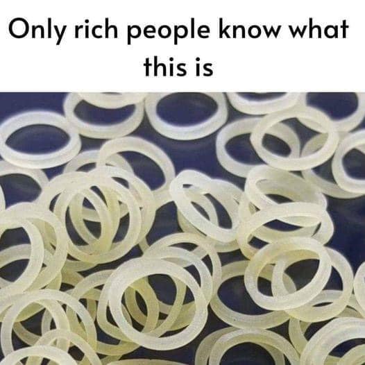 Only rich people will know