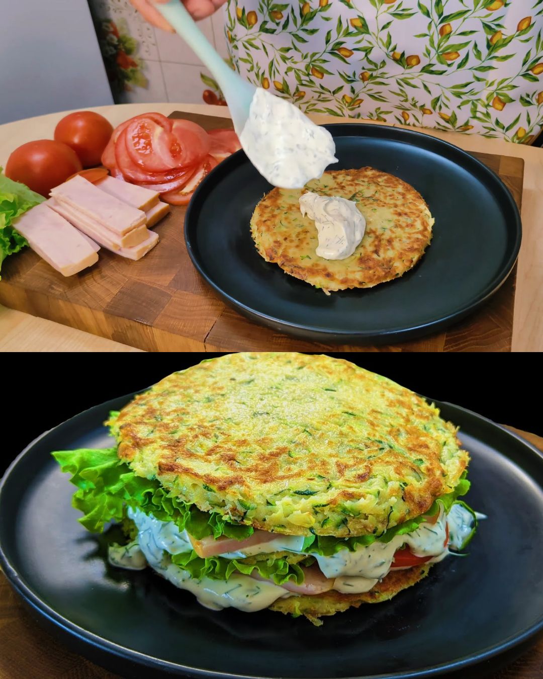 Zucchini Burger! Everyone is Looking for This Recipe! Healthy Food.