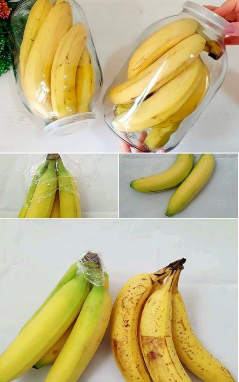 No more rotten and black bananas after a few days: with this method they will last 2 years