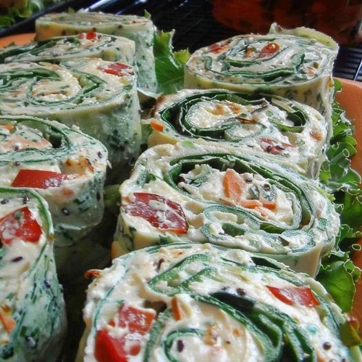 Cream Cheese Veggie Rollups