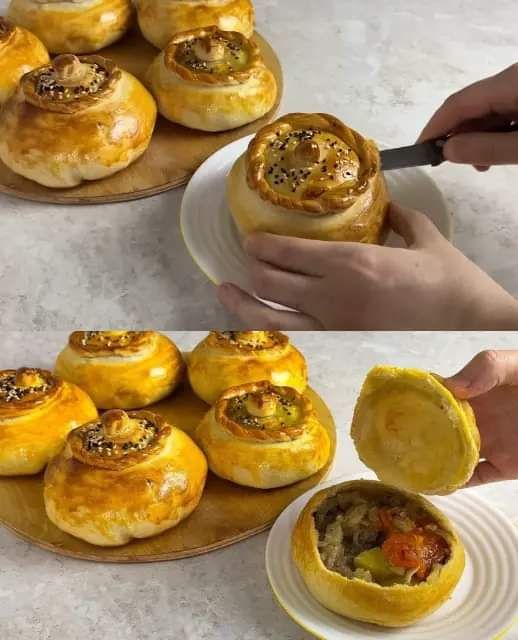 Golden Crusted Beef and Potato Pie