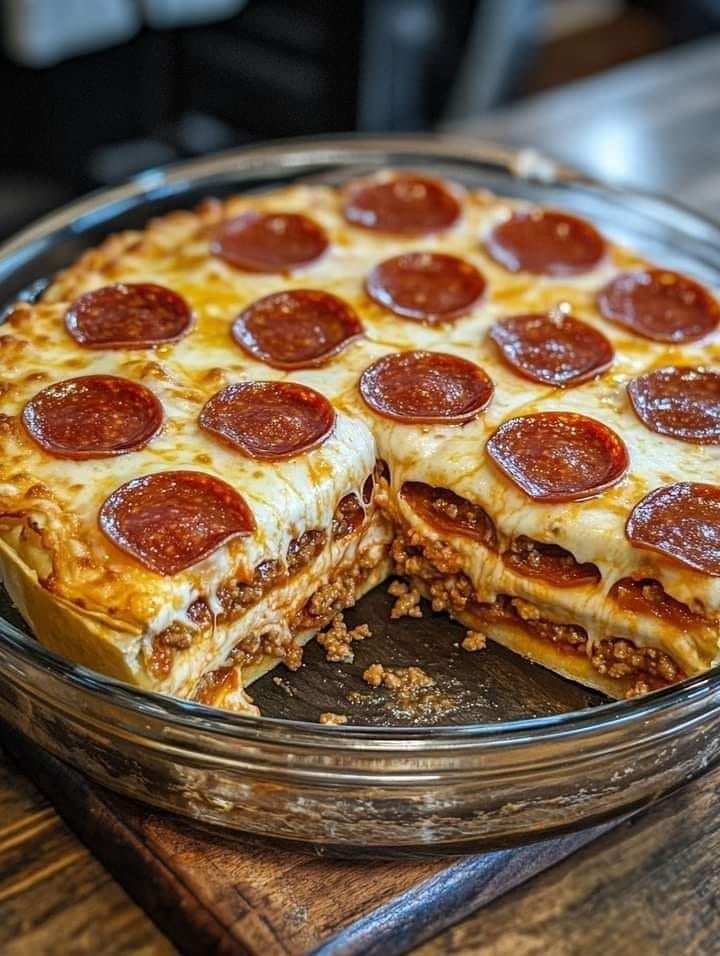 Take your pizza night to new heights with this triple-decker pie everyone will rave about.