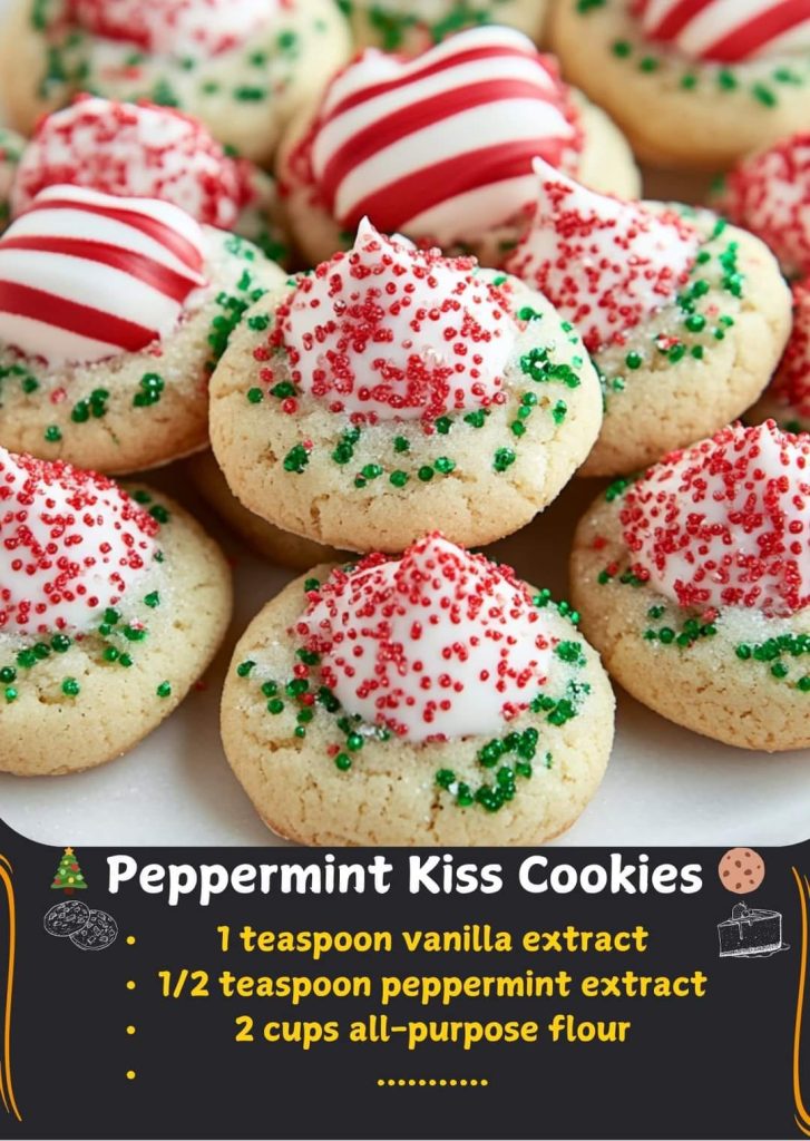 Peppermint Kiss Cookies: A Festive Holiday Treat!