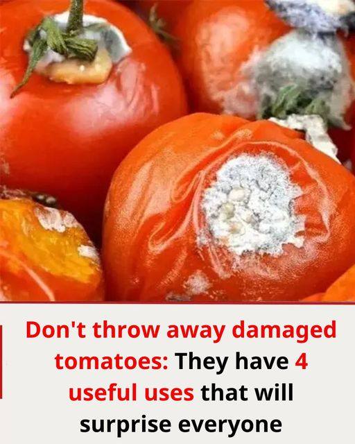 Don’t throw away damaged tomatoes: They have 4 useful uses thay will surprise everyone