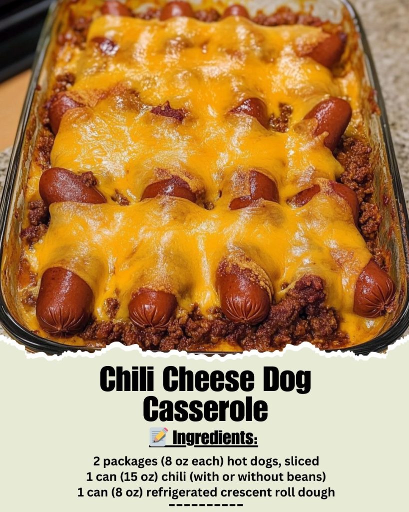 Chili Cheese Dog Casserole – an ultimate comfort food delight!