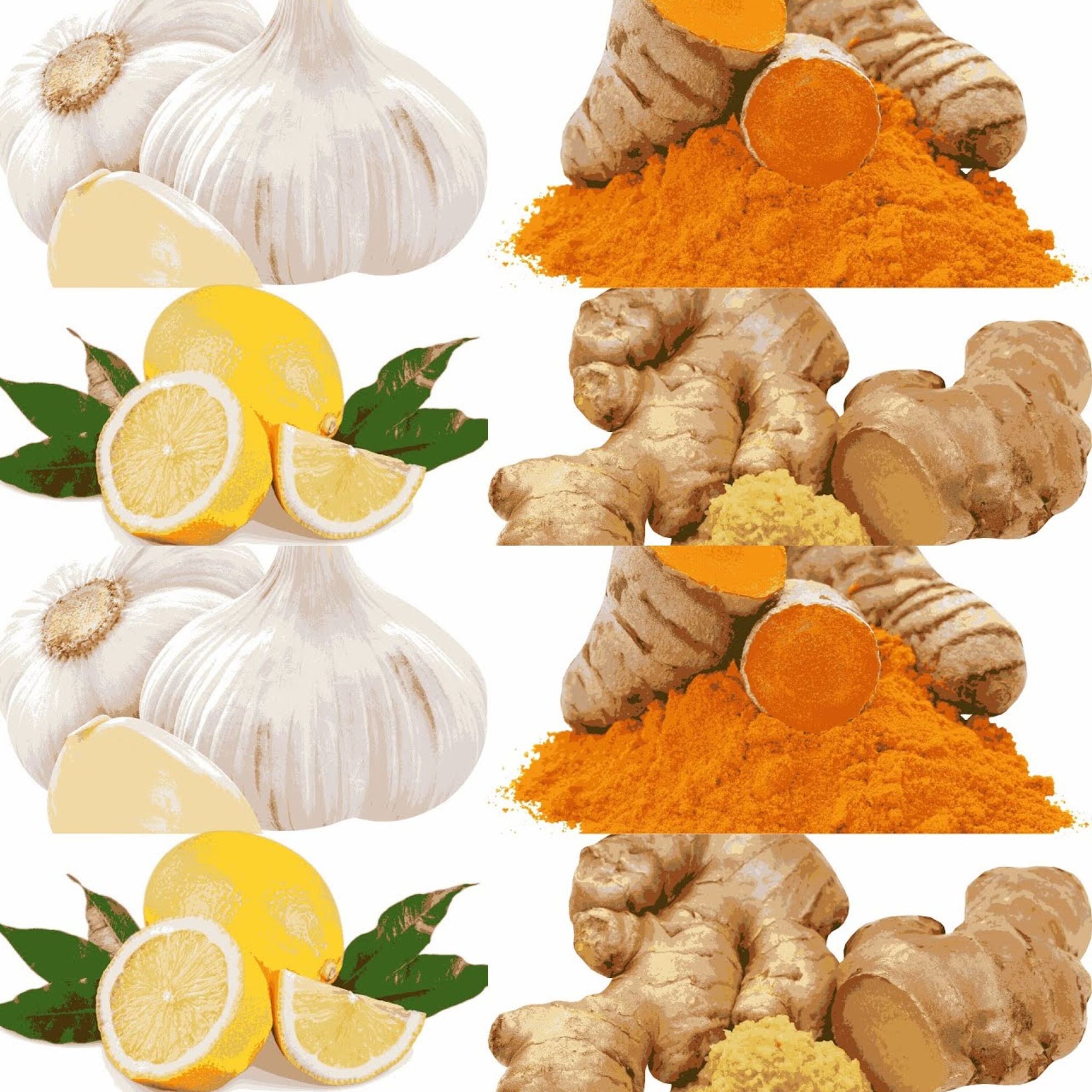 Health Benefits of Ginger, Garlic, Turmeric, and Lemon: A Powerful Natural Combination