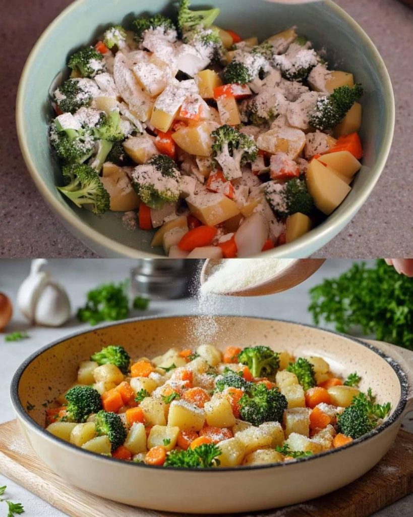 Vegetable with Broccoli, Potatoes, and Carrots