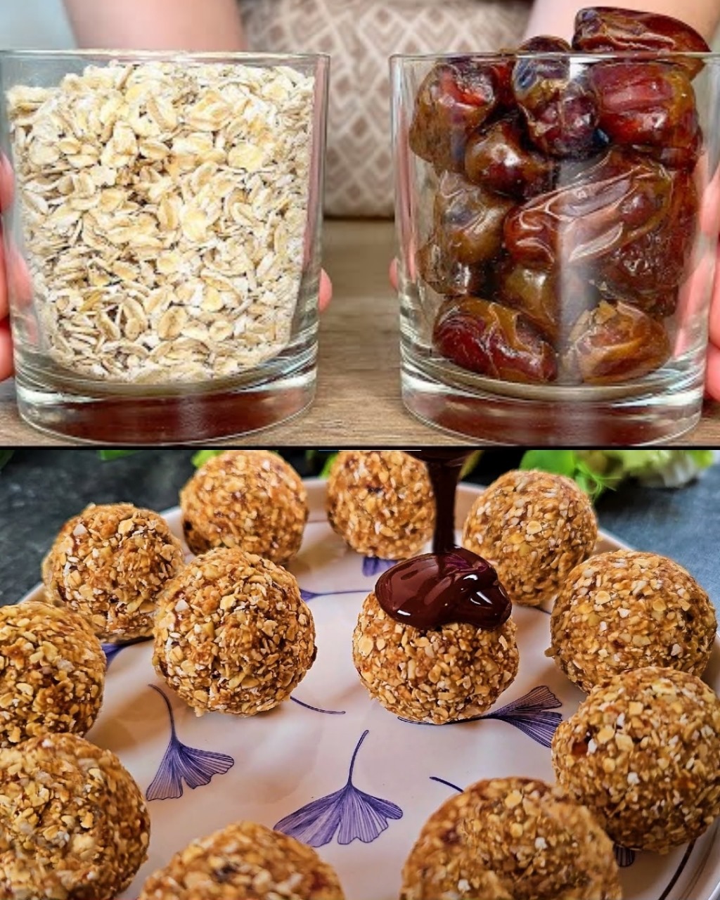 Chocolate-Covered Oat and Date Energy Balls