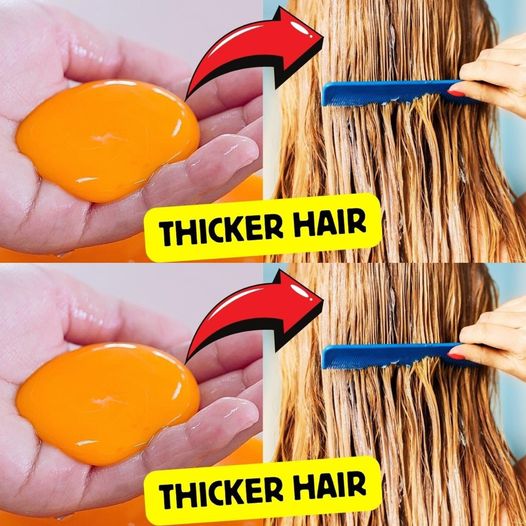 Natural Home Remedy for Thicker Hair Using Egg Yolks