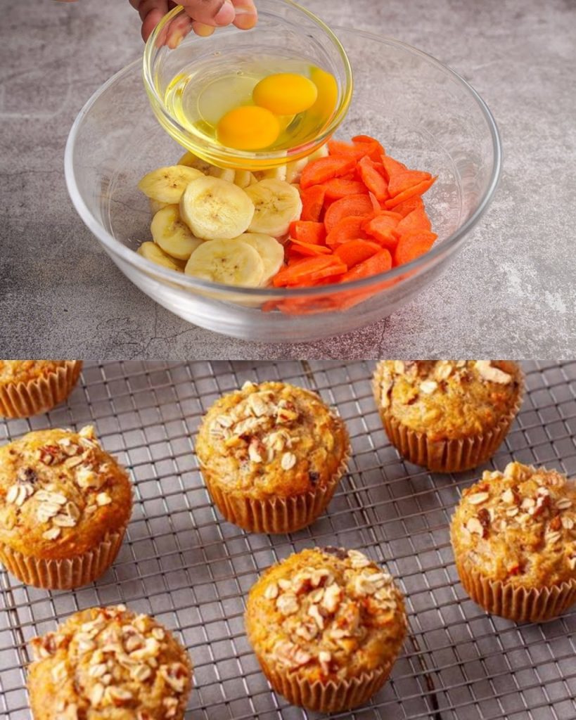 Banana and Carrot Muffins