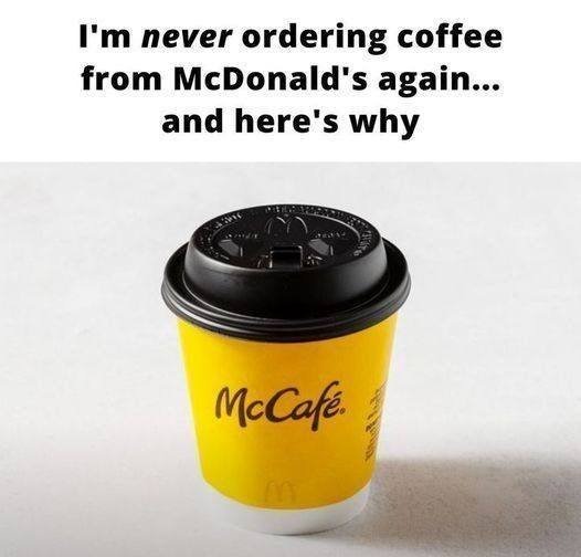 McDonald’s McCafe Coffee Machines: A Dirty Secret