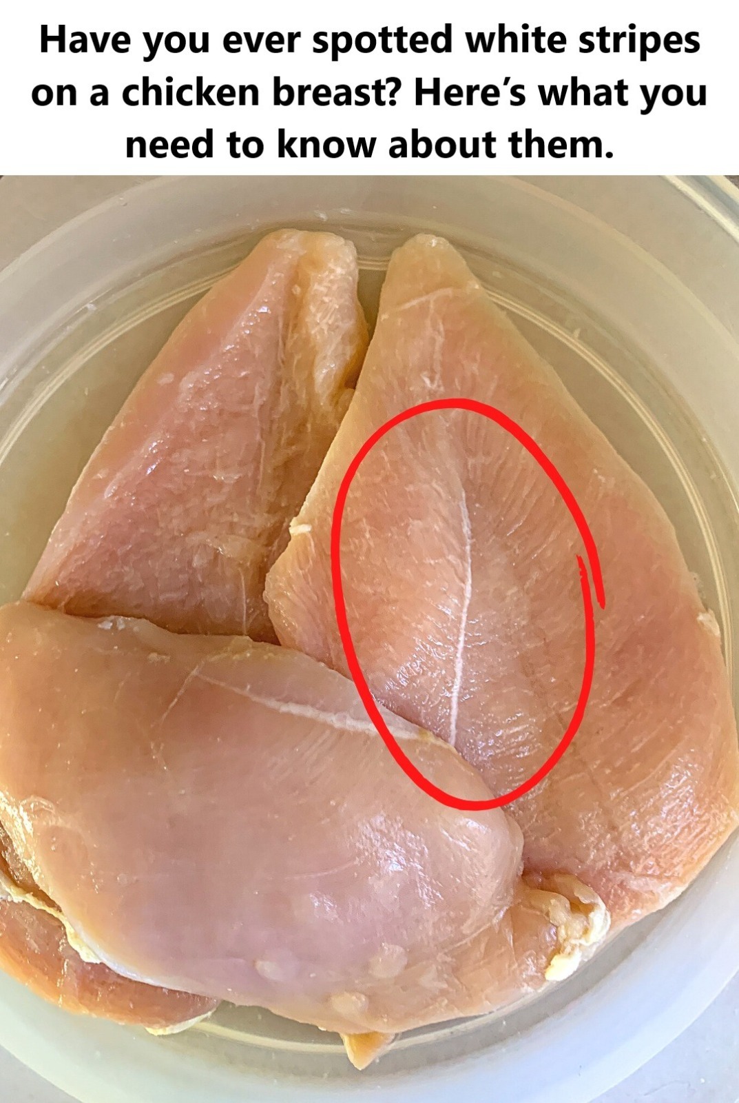 What Are Those White Stripes on My Chicken Breast?